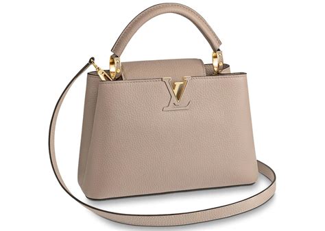 capucines bb galet|LOUIS VUITTON Taurillon Capucines BB Galet .